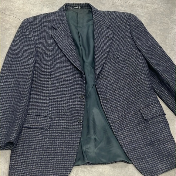 Gorgeous Joseph Aboud for Nordstrom’s 100% wool blazer, blue brown 40 regular - Picture 1 of 11